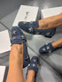 DOHA HAKİKİ SÜET MAVİ LOAFER